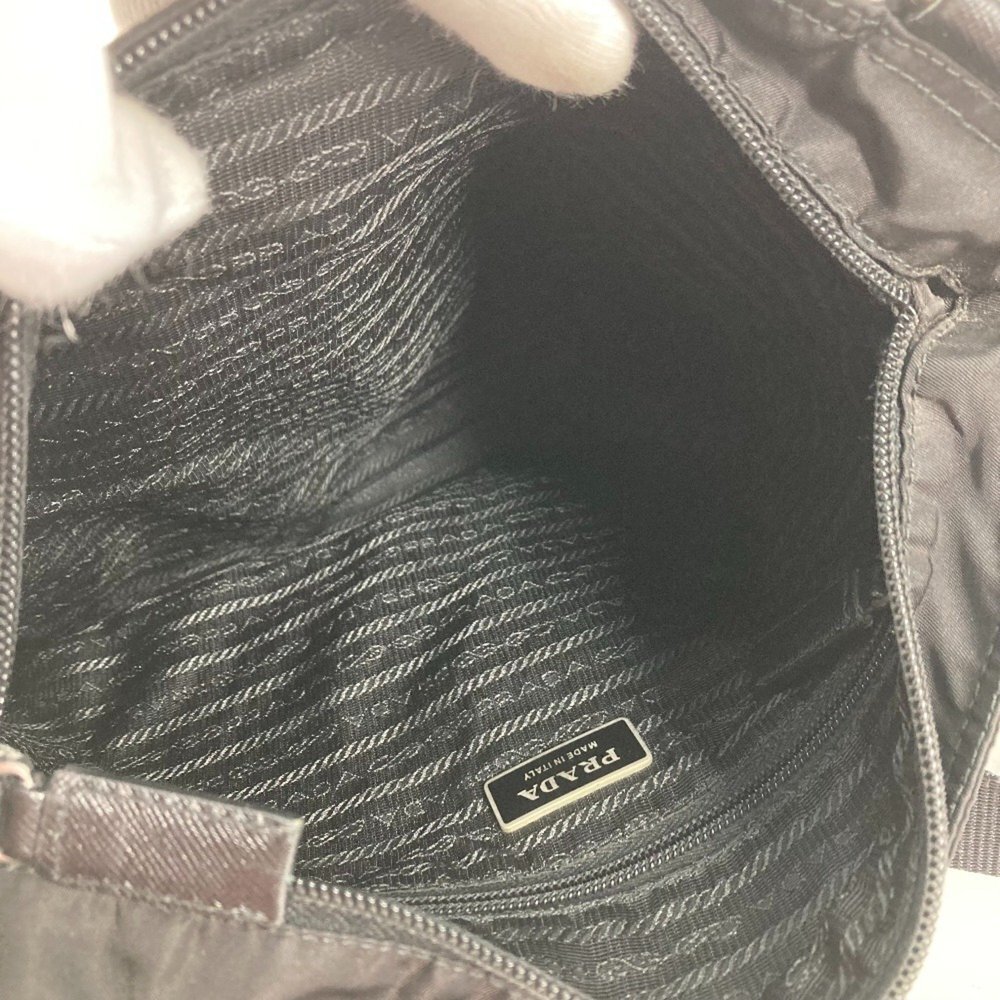 PRADA Black Pochette Shoulder Bag - Picture 12 of 16